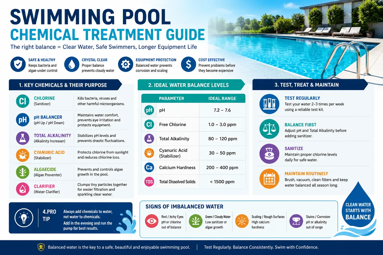 Pool water testing