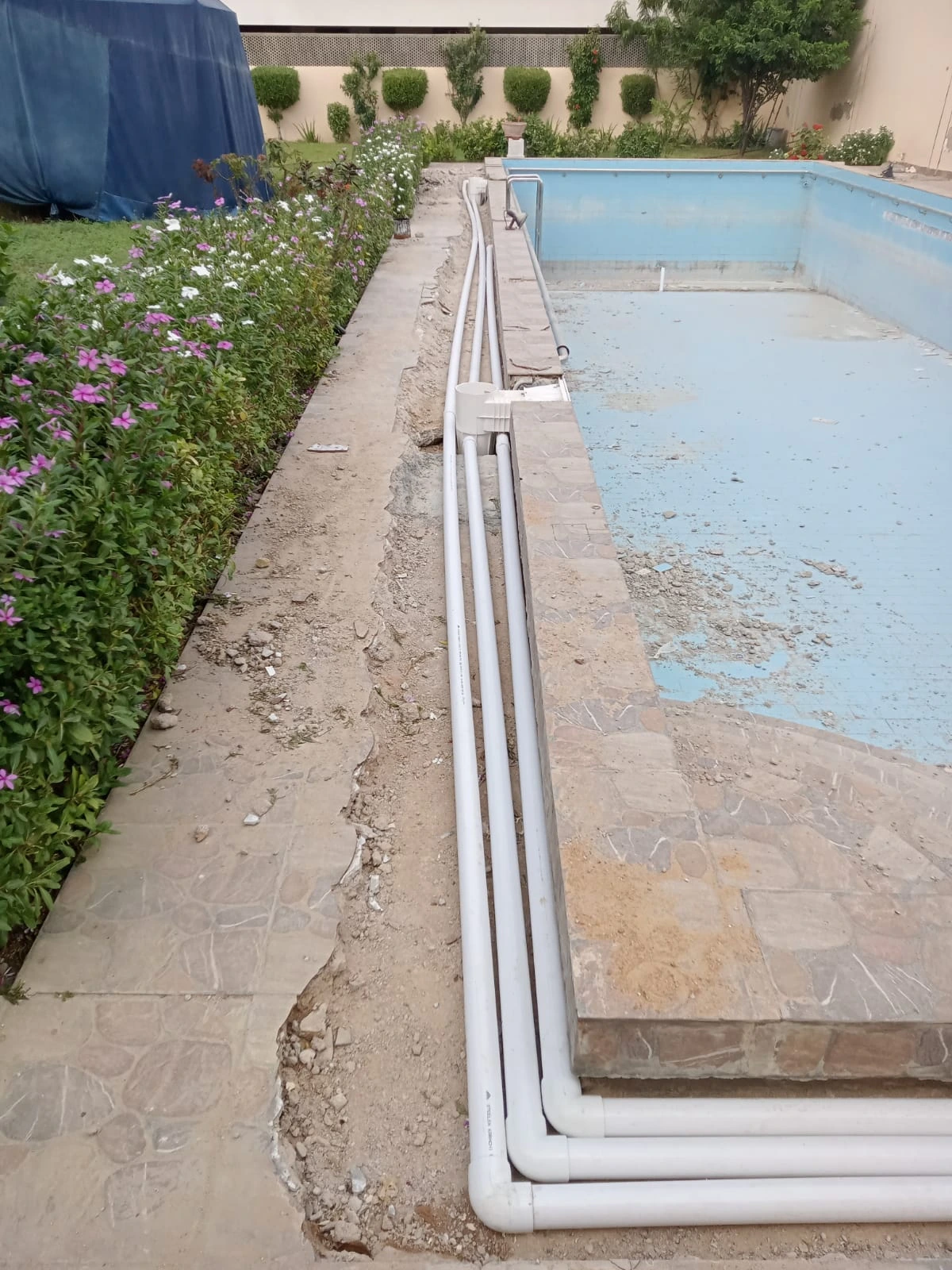 Swimming Pool Repair Work Near M-9 Motorway Karachi