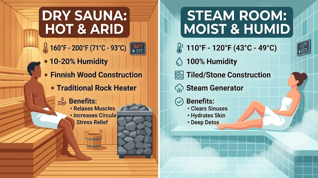 Sauna and Steam Room