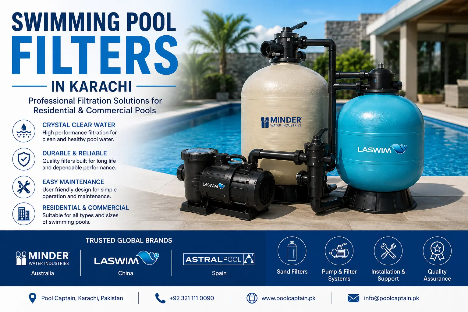 Swimming Pool Filters in Karachi